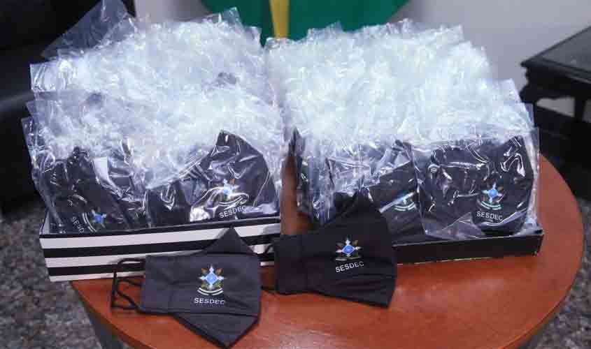 Governo de Rondônia entrega mais de 10 mil máscaras à Polícia Militar para garantir proteção contra a Covid-19