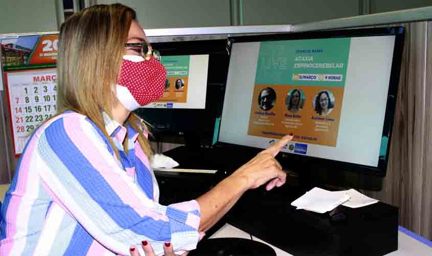 Agevisa promove live sobre a doença rara “Ataxia Espinocerebelar”; evento é aberto à comunidade rondoniense