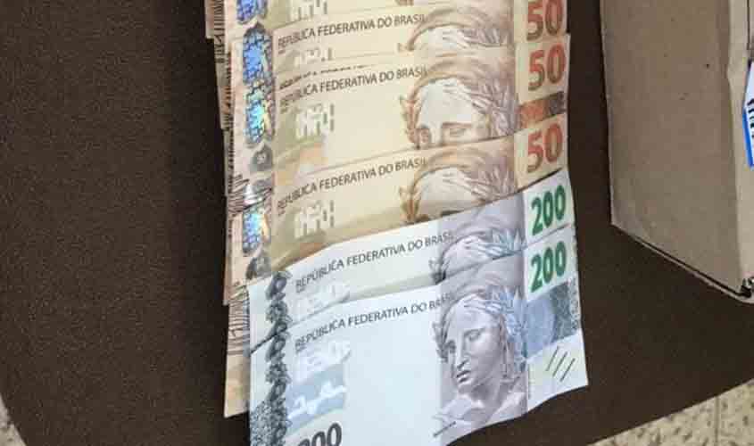 PF apreende indivíduos na hora que retirava notas falsas no Correio de Vilhena