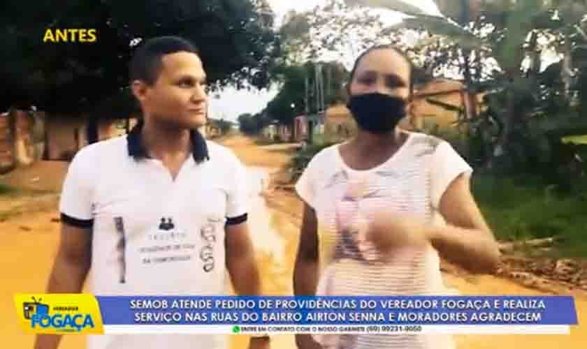 VÍDEO: SEMOB recupera via pública no Ayrton Senna após reivindicação de Everaldo Fogaça