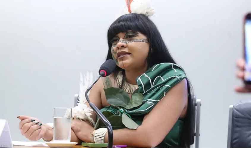 Célia Xakriabá denuncia ao STF violência policial durante marcha