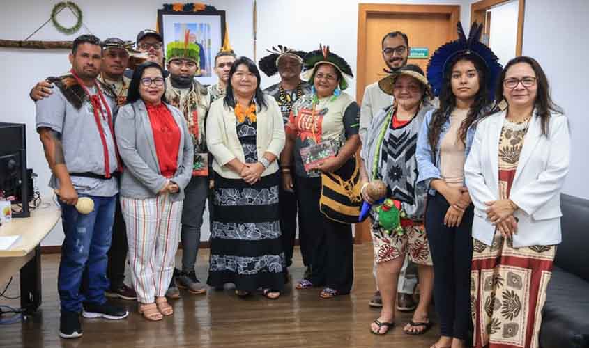 Funai recebe lideranças do Amazonas, Ceará, Pará, Mato Grosso e Rondônia
