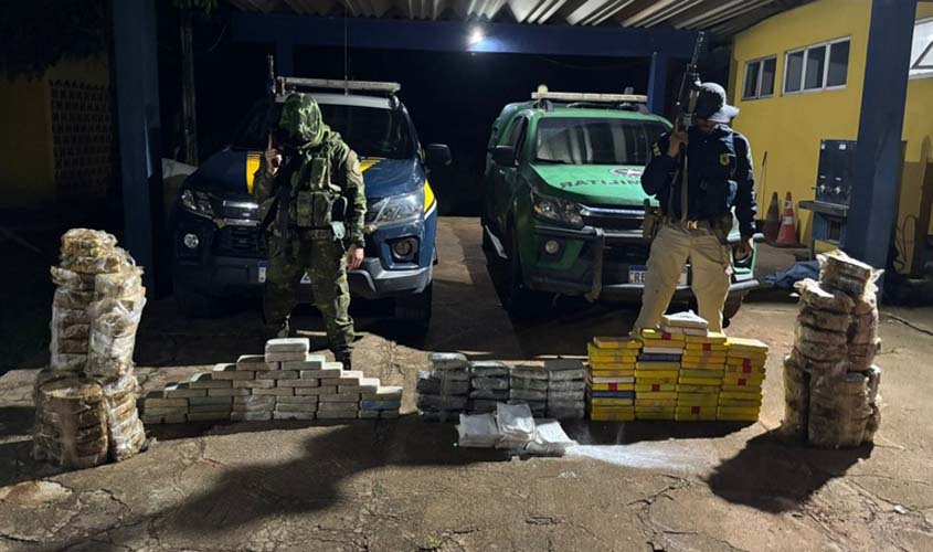 PRF em RO prende 12 por tráfico de drogas no fim de semana