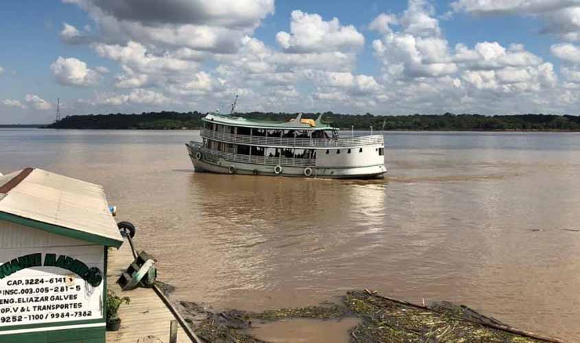 Barco da Justiça parte para o atendimento às populações ribeirinhas