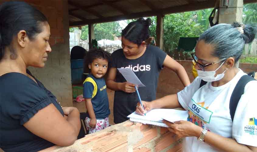 Prefeitura de Porto Velho realiza levantamento socioeconômico na Vila Princesa