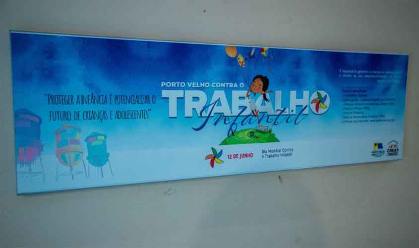 Prefeitura de Porto Velho realiza atividades de conscientização e combate ao trabalho infantil