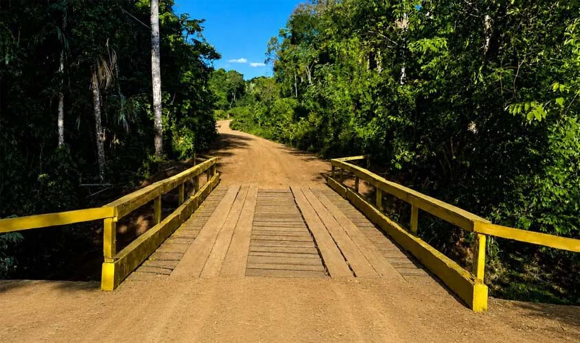 Ponte na RO-133 recebe melhorias e mais segurança