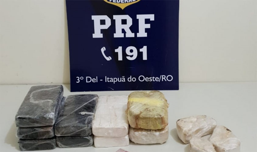 Na trilha do pó: PRF prende casal motociclista transportando mais de 10 kg de cocaína