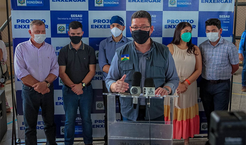 Governo de Rondônia retoma o Projeto “Enxergar” com o objetivo de zerar a fila de cirurgias de catarata