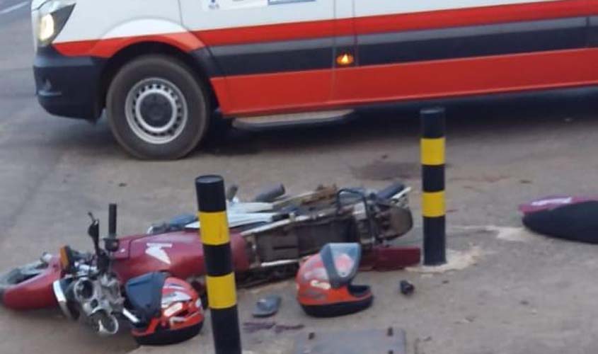 Motorista atropela e mata criança que estava na garupa da moto do pai em Porto Velho