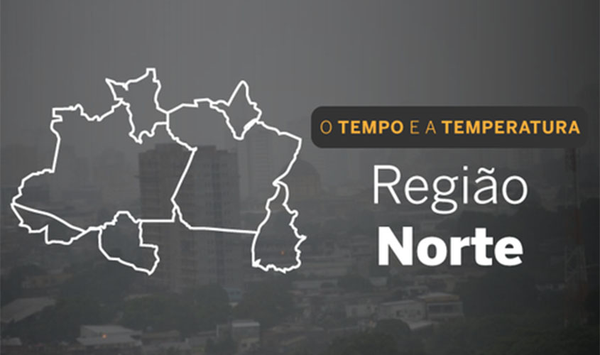 Região Norte do país segue com tempo chuvoso, nesta sexta-feira