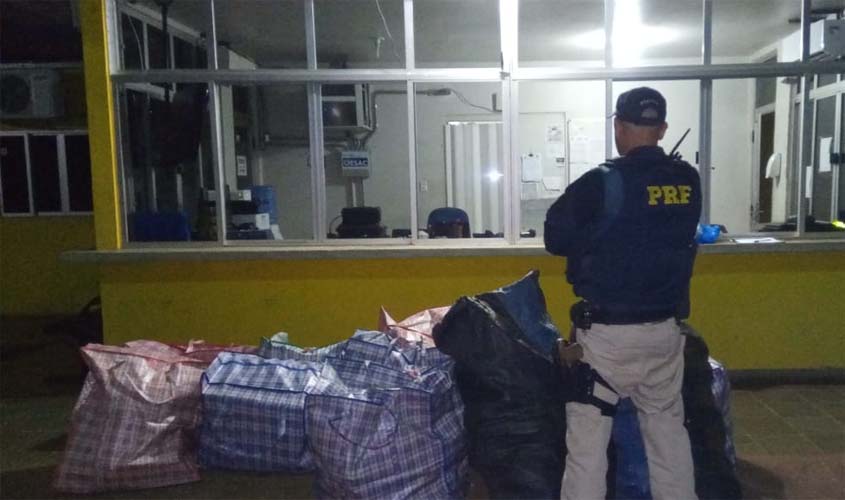 Em Porto Velho/RO, PRF identifica carregamento de brinquedos transportado sem nota fiscal
