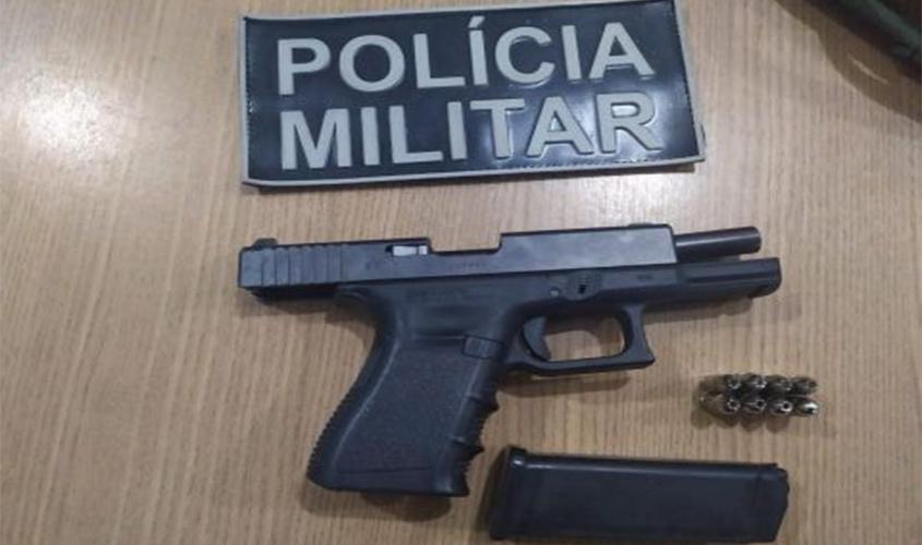 Polícia Militar prende homem que efetuou disparo em via pública após discussão no trânsito