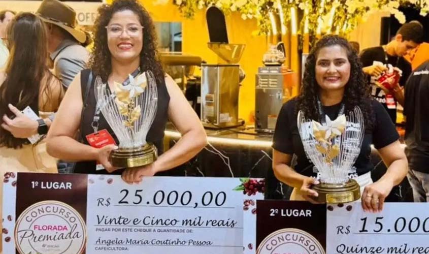 Rondônia vence concurso feminino de cafés