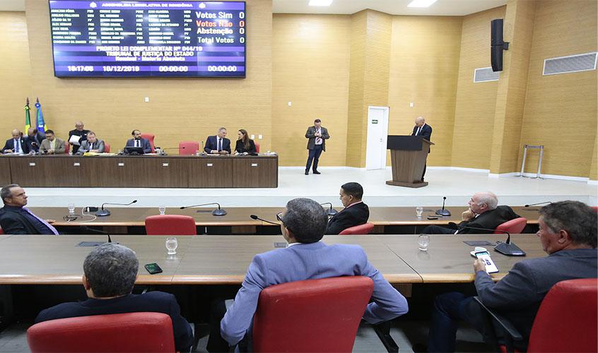 Assembleia Legislativa aprova Orçamento do Estado, de R$ 8,5 bilhões, para 2020