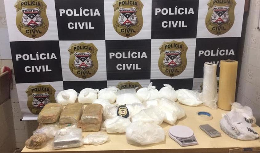 Equipe da 2ª DP apreende aproxidamente 10kg de entorpecentes em conveniência localizada na Capital