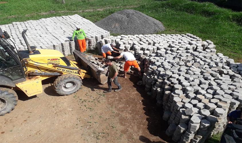 Municípios são beneficiados com bloquetes produzidos por reeducando do sistema prisional