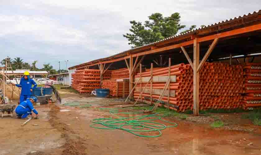 Construção da rede de esgoto será retomada nos próximos dias