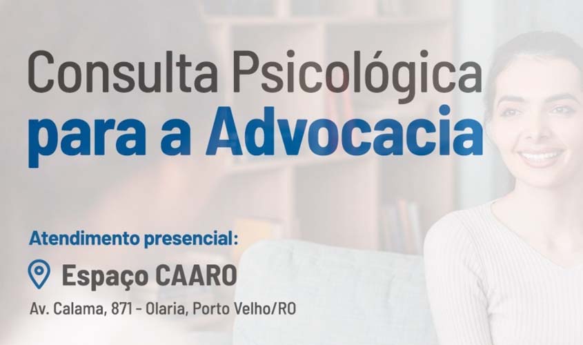 Janeiro Branco: Comissão de Direito Médico da OAB-RO alerta para importância da promoção da saúde mental