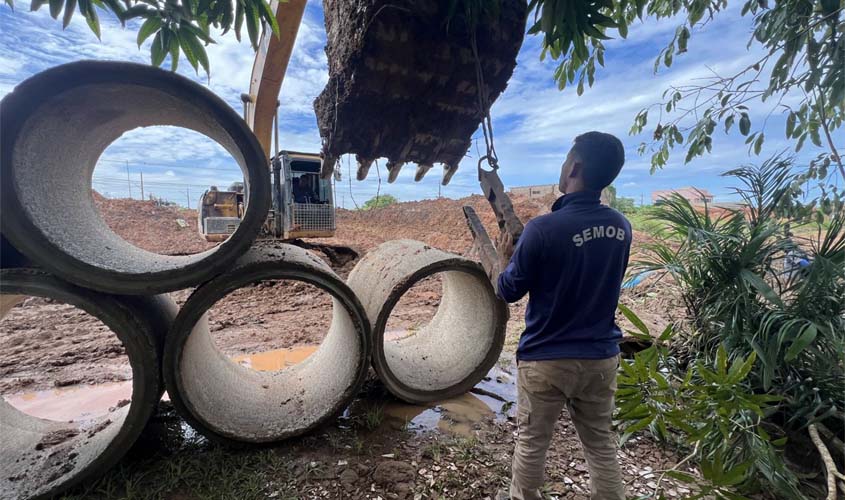 Prefeitura avança em drenagem no Lagoa Azul