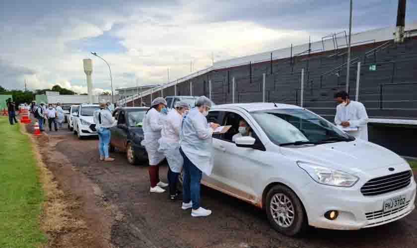 Em Rolim de Moura, 844 testes rápidos para covid-19 foram realizados, com 223 resultados positivos