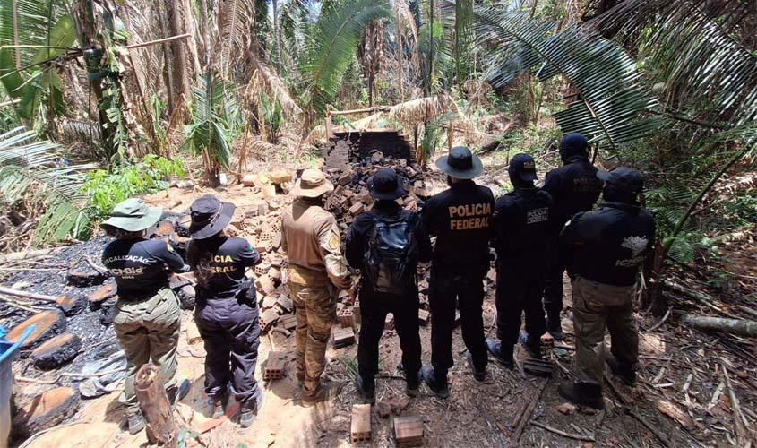 PF deflagra operação em combate a crimes ambientais em Rondônia