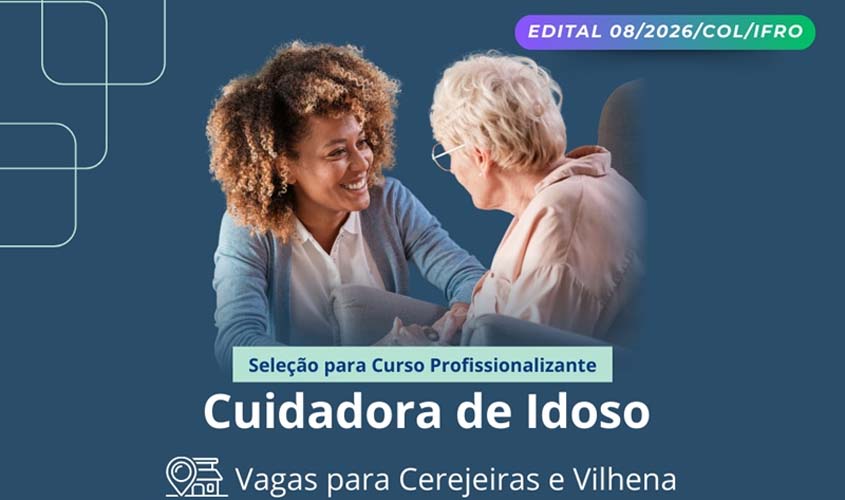 Campus seleciona alunas para curso gratuito de cuidadora de idosos