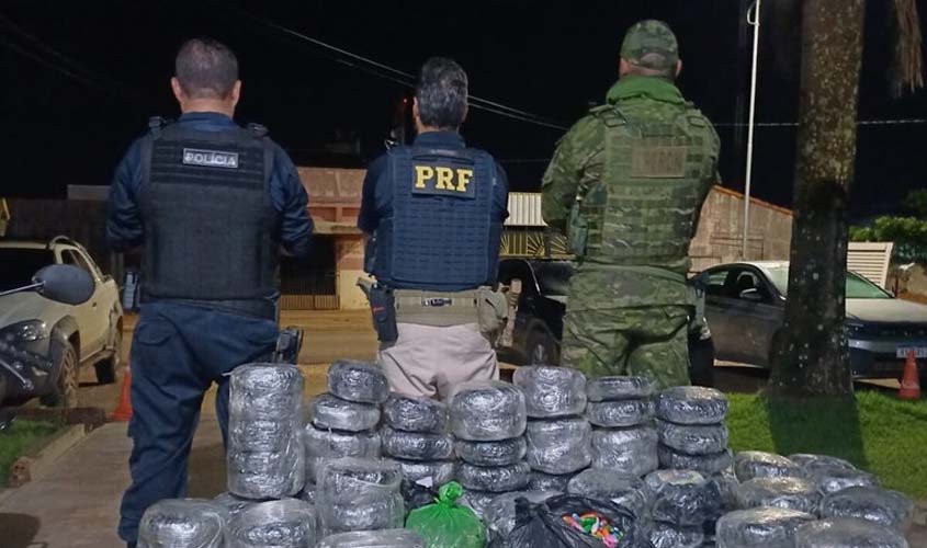 Polícia apreende mais de 170 kg de drogas em São Miguel do Guaporé