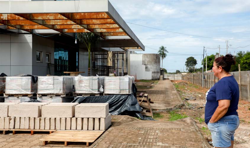 Avanço da obra do Hospital Regional é acompanhado pela população da Pérola do Mamoré