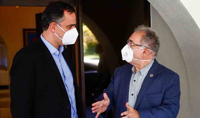 Pacheco, Confúcio e ministro da Saúde se reúnem para discutir combate à pandemia  