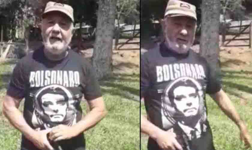 Bolsonarista armado faz ameaças a Lula (vídeo)