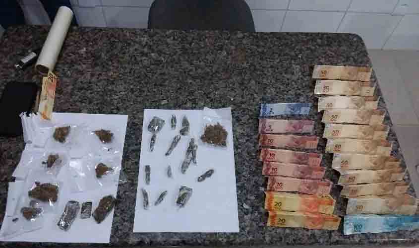 Polícia Militar desarticula ponto de tráfico de drogas