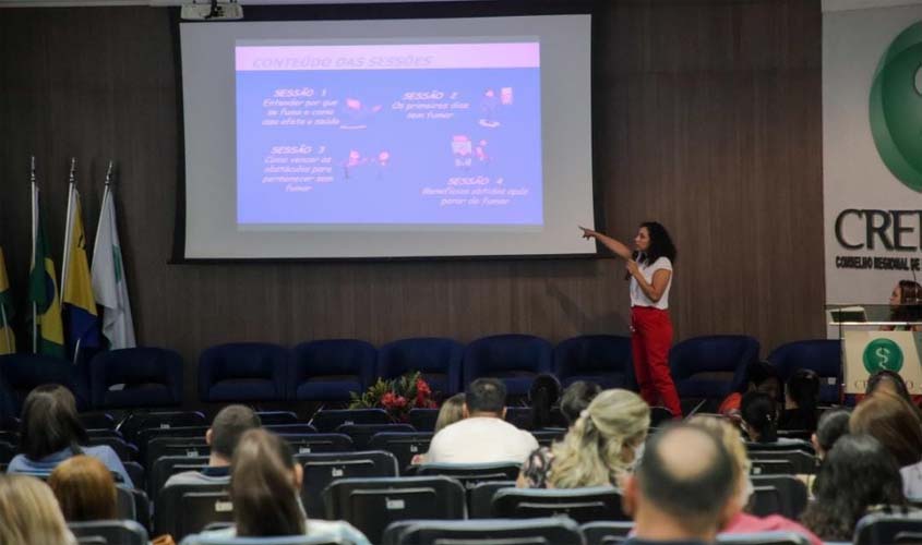 Servidores da Saúde recebem capacitação sobre tratamento e prevenção ao tabagismo