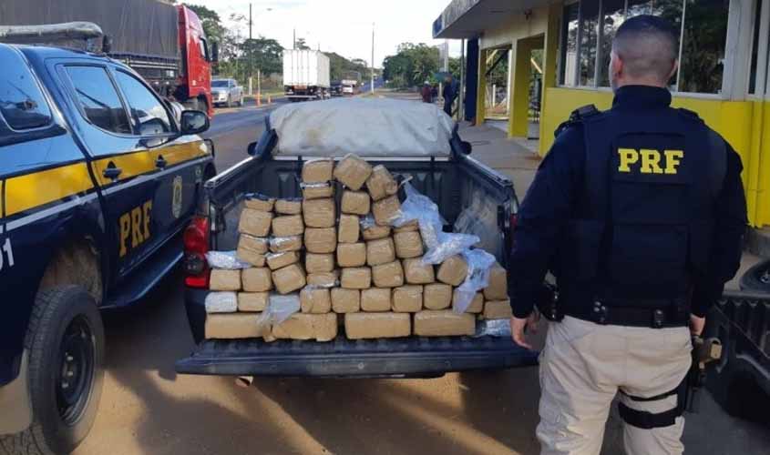 PRF flagra homem transportando 48 quilos de skank
