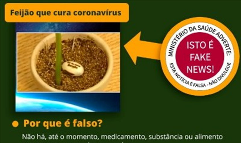 A pedido do MPF, Ministério da Saúde alerta que cura da covid-19 anunciada por pastor é fake news