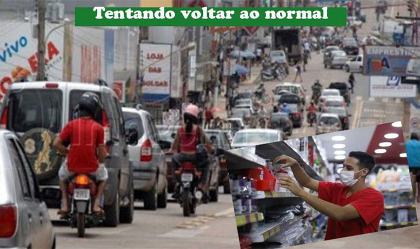 O recomeço é na terça. Shopping abre na quarta. Capital tenta retorno à vida normal no meio da Pandemia