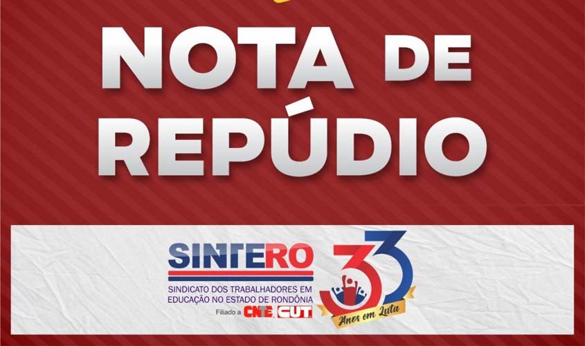 Nota de repúdio - estupro de vulnerável