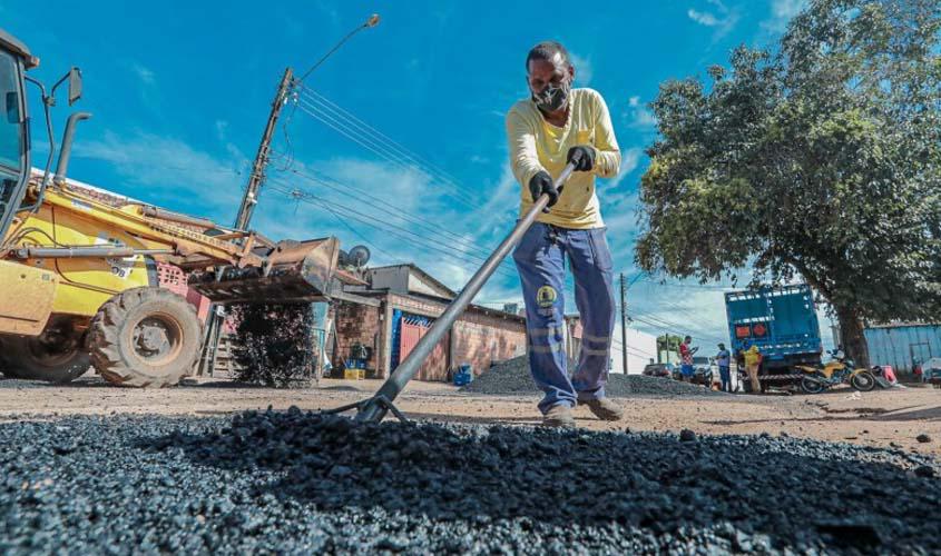 Obras de infraestrutura seguem em diversos pontos de Porto Velho nesta terça-feira (12)