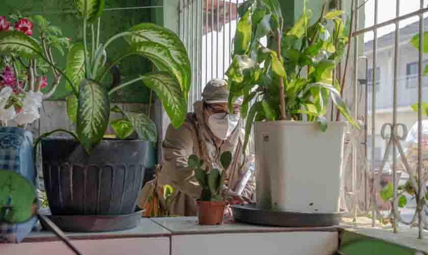 Agentes de saúde de Porto Velho fazem bloqueio para conter focos da dengue
