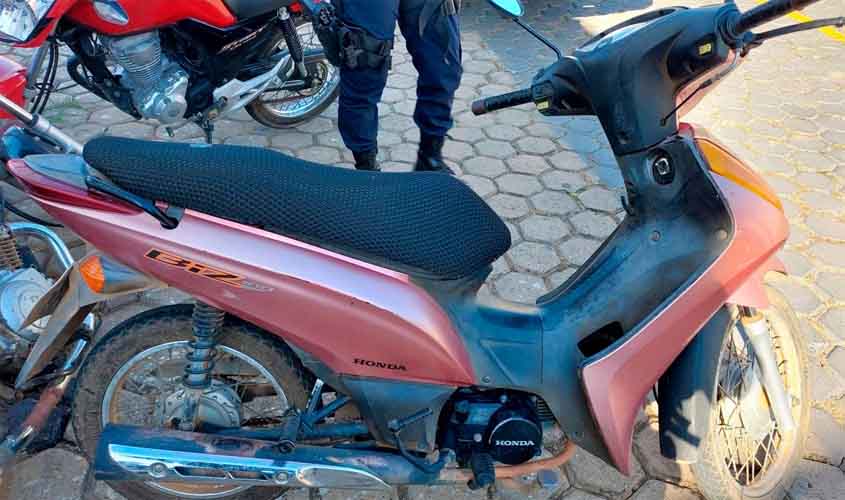 PM recupera motocicleta furtada ou roubada