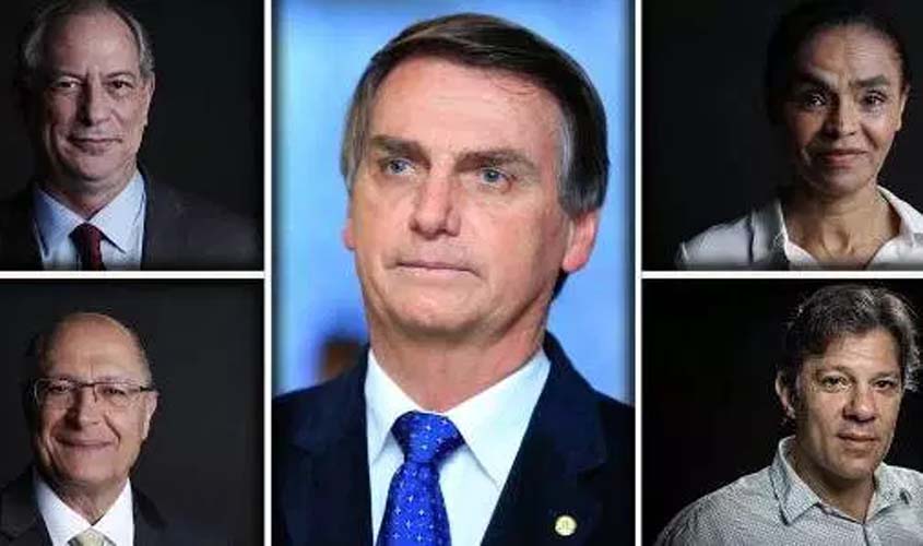 Ibope: Bolsonaro tem 26% e 2º lugar tem quatro candidatos empatados