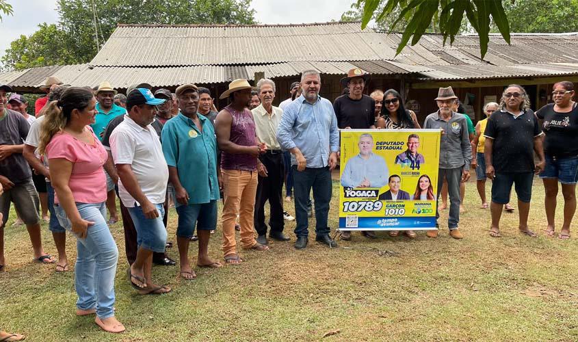 Fogaça dedica fim de semana para percorrer área rural