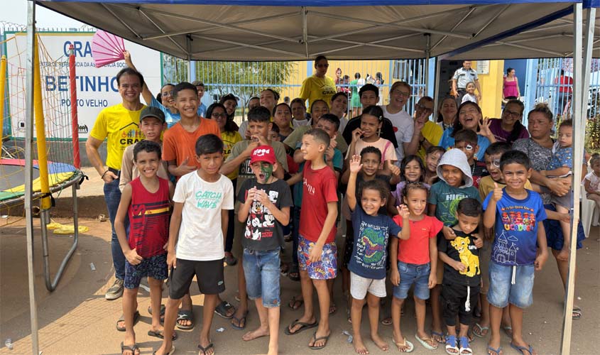 Cras Betinho celebra Dia das Crianças na zona Leste