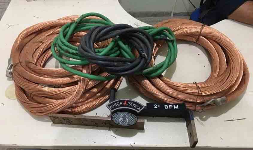 Funcionários de frigorífico são presos logo após furtar fios da empresa