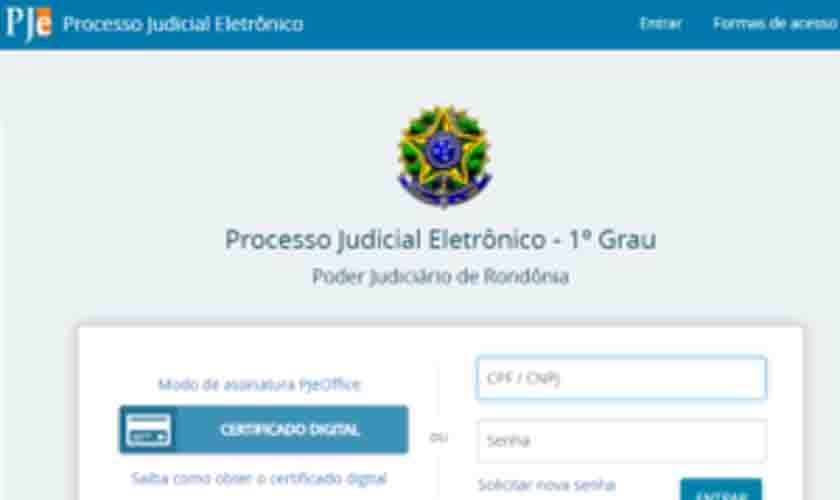 OAB cobra do TJ soluções dos problemas na plataforma do PJe; advogados não conseguem fazer distribuição de iniciais no âmbito dos Juizados Especiais