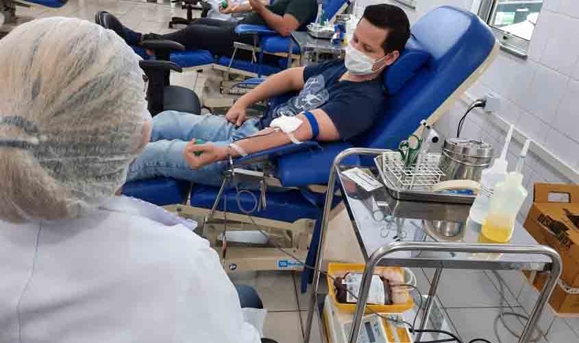 Fhemeron alerta sobre estoque crítico de bolsas de sangue; população é convocada a doar