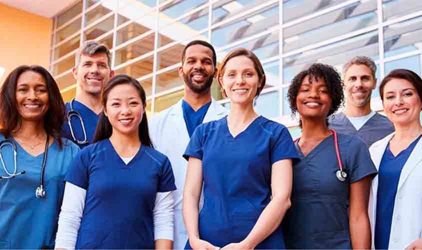 Nota de agradecimento aos profissionais de saúde de Rondônia