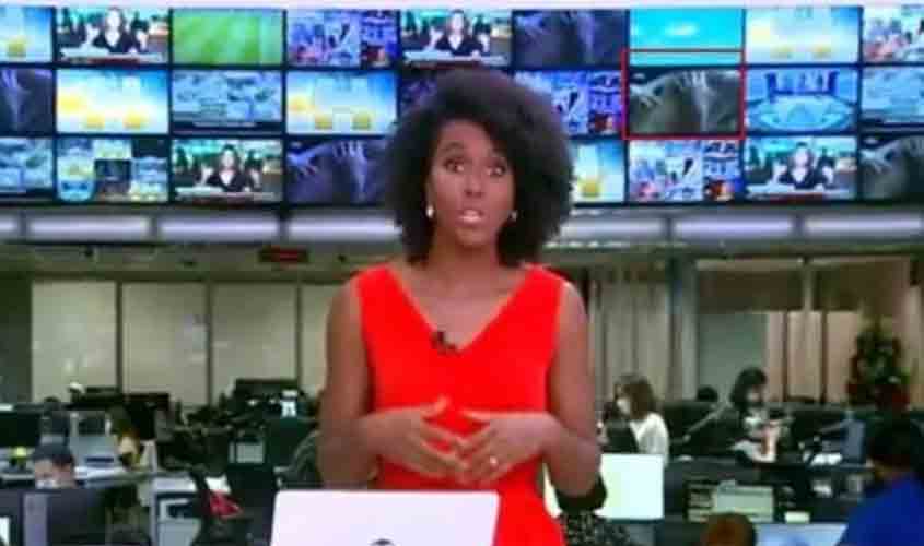 Cenas de sexo são exibidas no telão do Jornal Hoje ao vivo (vídeo)