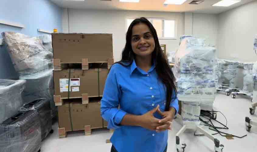 Deputada Dra. Taíssa acompanha empresa que equipa Hospital Regional de Guajará-Mirim