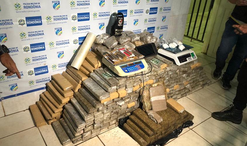 405 QUILOS: Força Tática faz a maior apreensão de maconha na capital